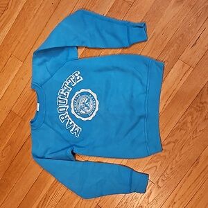 VINTAGE 50'S MARQUETTE UNIVERSITY SWEATSHIRT BLUE